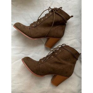 Lace-Up Ankle Booties